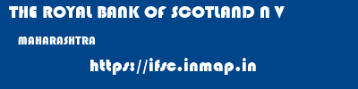 THE ROYAL BANK OF SCOTLAND N V  MAHARASHTRA     ifsc code